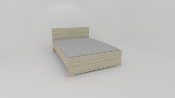 Zvýšené lůžko DINO : 140 x 200 cm ( čela tl.18mm , bočnice 18mm ) - jen osobní odběr