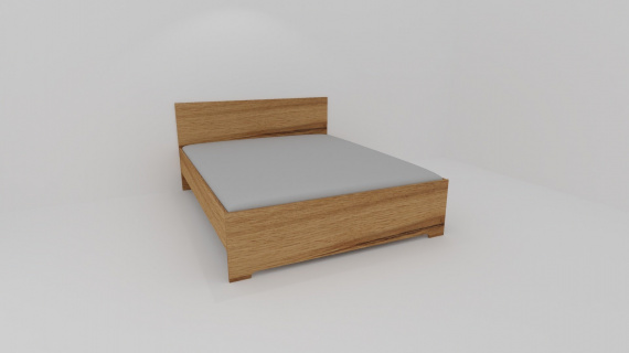 Zvýšené lůžko DINO : 160 x 200 cm ( čela tl.18mm , bočnice 18mm ) - jen osobní odběr