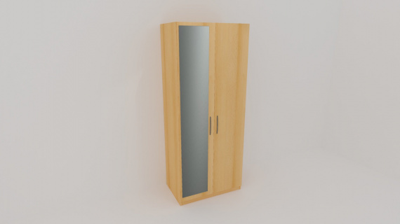 Zrcadlo velké na skříň AIDA - na dlouhé dveře - jen osobní odběr