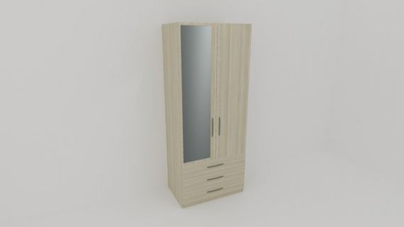 Zrcadlo malé na skříň AIDA - na krátké dveře nad zásuvkami - jen osobní odběr