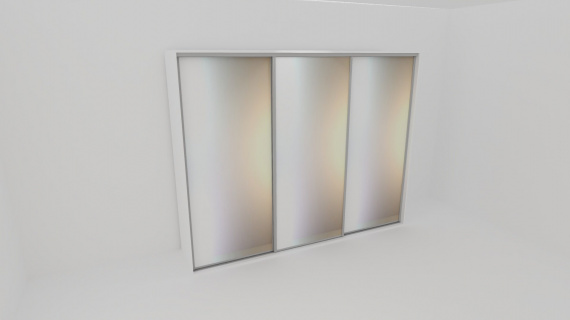 Skříň FLEXI 3 š.300cm v.240cm : 3x zrcadlo - z letáku - jen osobní odběr