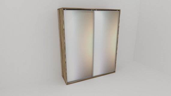 Skříň FLEXI 2 š.200cm v.240cm : 2x zrcadlo - z letáku - jen osobní odběr