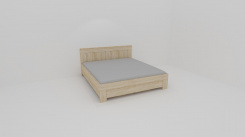 Dvoulůžko VARIO s lamelovými rošty - 200 x 180 cm - jen osobní odběr