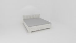 Dvoulůžko AURA s lamelovými rošty - 200 x 160 cm - jen osobní odběr