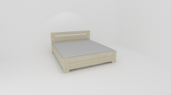 Dvoulůžko HERA s lamelovými rošty - 200 x 180 cm - jen osobní odběr