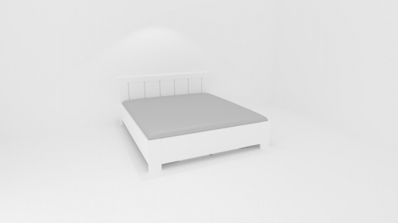 Dvoulůžko AURA s lamelovými rošty - 200 x 180 cm - jen osobní odběr