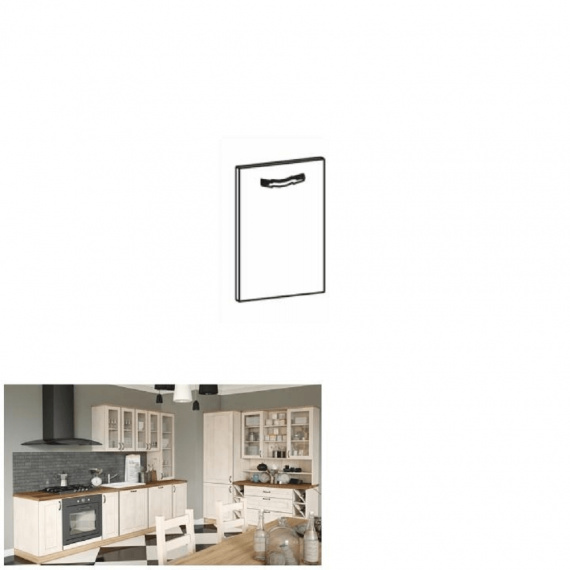 Dvířka na myčku, 44, 6x71, 3, sosna skandinávská, ROYAL