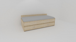 Zvýšené lůžko DUO s úložným prostorem /vč.roštu/ - z letáku 2019 - jen osobní odběr