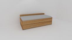 Zvýšené lůžko DUO s úložným prostorem /vč.roštu/ - z letáku 2019 - jen osobní odběr