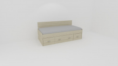 Lůžko NEMO,zadní 1zvýš.čelo - z letáku 2019 /vč. laťkového roštu - jen osobní odběr