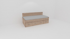 Lůžko NEMO,zadní 1zvýš.čelo - z letáku 2019 /vč. laťkového roštu - jen osobní odběr