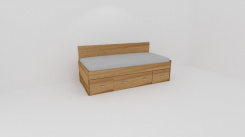 Lůžko NEMO,zadní 1zvýš.čelo - z letáku 2019 /vč. laťkového roštu - jen osobní odběr