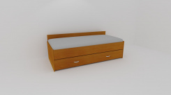 Zvýšené lůžko DUO s přistýlkou /vč.roštů/ - z letáku 2019 - jen osobní odběr