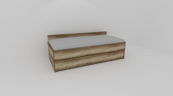 Zvýšené lůžko DUO s přistýlkou /vč.roštů/ - z letáku 2019 - jen osobní odběr