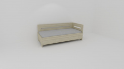 Zvýšené lůžko s úložným prostorem LOTA- UNIVERZÁLNÍ L/P - jen osobní odběr