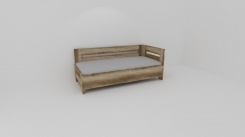 Zvýšené lůžko s úložným prostorem LOTA- UNIVERZÁLNÍ L/P - jen osobní odběr