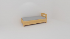 Zvýšené lůžko s úložným prostorem LOTA - jen osobní odběr