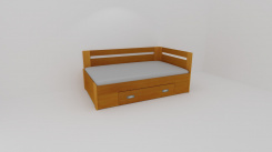 Zvýšené fran.lůžko FABIE š.140, roh.prov. s 1úl.prost,UNIVERZÁLNÍ L/P-z letáku  2019 - jen osobní odběr