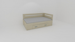 Zvýšené fran.lůžko FABIE š.140, roh.prov. s 1úl.prost,UNIVERZÁLNÍ L/P-z letáku  2019 - jen osobní odběr