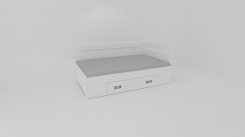 Zvýšené fran.lůžko FABIE š.140, roh.prov. s 1úl.prost,UNIVERZÁLNÍ L/P-z letáku  2019 - jen osobní odběr