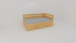 Zvýšené fran.lůžko FABIE š.140, roh.prov. s 1úl.prost,UNIVERZÁLNÍ L/P-z letáku  2019 - jen osobní odběr