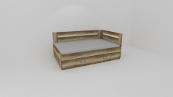 Zvýšené fran.lůžko FABIE š.140, roh.prov. s 1úl.prost,UNIVERZÁLNÍ L/P-z letáku  2019 - jen osobní odběr