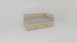 Zvýšené fran.lůžko FABIE š.140, roh.prov. s 1úl.prost,UNIVERZÁLNÍ L/P-z letáku  2019 - jen osobní odběr