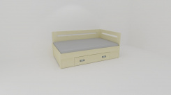 Zvýšené fran.lůžko FABIE š.140, roh.prov. s 1úl.prost,UNIVERZÁLNÍ L/P-z letáku  2019 - jen osobní odběr