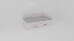 Zvýšené fran.lůžko FABIE š.140, roh.prov. s 1úl.prost,UNIVERZÁLNÍ L/P-z letáku  2019 - jen osobní odběr