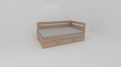 Zvýšené fran.lůžko FABIE š.140, roh.prov. s 1úl.prost,UNIVERZÁLNÍ L/P-z letáku 2019 - jen osobní odběr