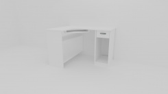 PC stolek rohový LUKY, pravý - jen osobní odběr