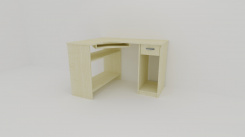 PC stolek rohový LUKY, pravý - jen osobní odběr