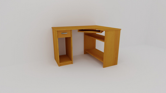 PC stolek rohový LUKY, levý - jen osobní odběr