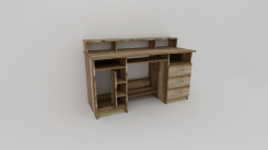 Pc a psací stůl WEST, pravý - jen osobní odběr