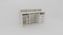 Pc a psací stůl WEST, pravý - jen osobní odběr