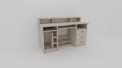 Pc a psací stůl WEST, pravý - jen osobní odběr