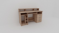 Pc a psací stůl WEST, pravý - jen osobní odběr