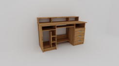 Pc a psací stůl WEST, pravý - jen osobní odběr