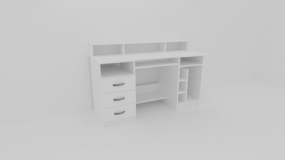 Pc a psací stůl WEST, levý - jen osobní odběr