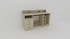 Pc a psací stůl WEST, levý - jen osobní odběr