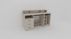 Pc a psací stůl WEST, levý - jen osobní odběr