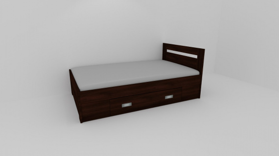 Zvýšené fran.lůžko FABIE š.120, se 2úl.prostory, 1zvýš.čelo - z letáku 2019 - jen osobní odběr