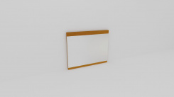 Předsíň.st.TRIANGL - č. 7 - zrcadlo - š.80 v.65 hl.2 - jen osobní odběr