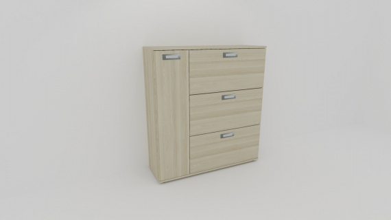 Předsíň.st.TRIANGL - č. 2 - botník - š.110 v.120 hl.35 - jen osobní odběr