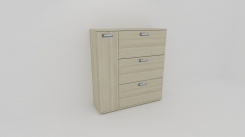 Předsíň.st.TRIANGL - č. 2 - botník - š.110 v.120 hl.35 - jen osobní odběr