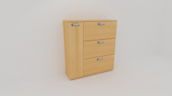 Předsíň.st.TRIANGL - č. 2 - botník - š.110 v.120 hl.35 - jen osobní odběr