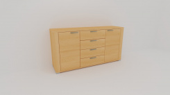 OS ADEL - č. 8 - komoda komb.dveře+zásuvky š.160 v.83 hl.42,5 - jen osobní odběr