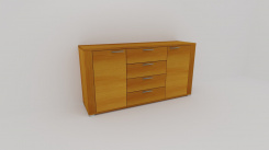 OS ADEL - č. 8 - komoda komb.dveře+zásuvky š.160 v.83 hl.42,5 - jen osobní odběr