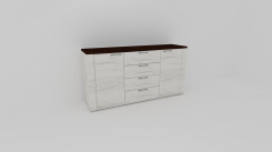 OS ADEL - č. 8 - komoda komb.dveře+zásuvky š.160 v.83 hl.42,5 - jen osobní odběr