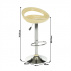 Barová židle, béžová / chrom, Dongo NOVE